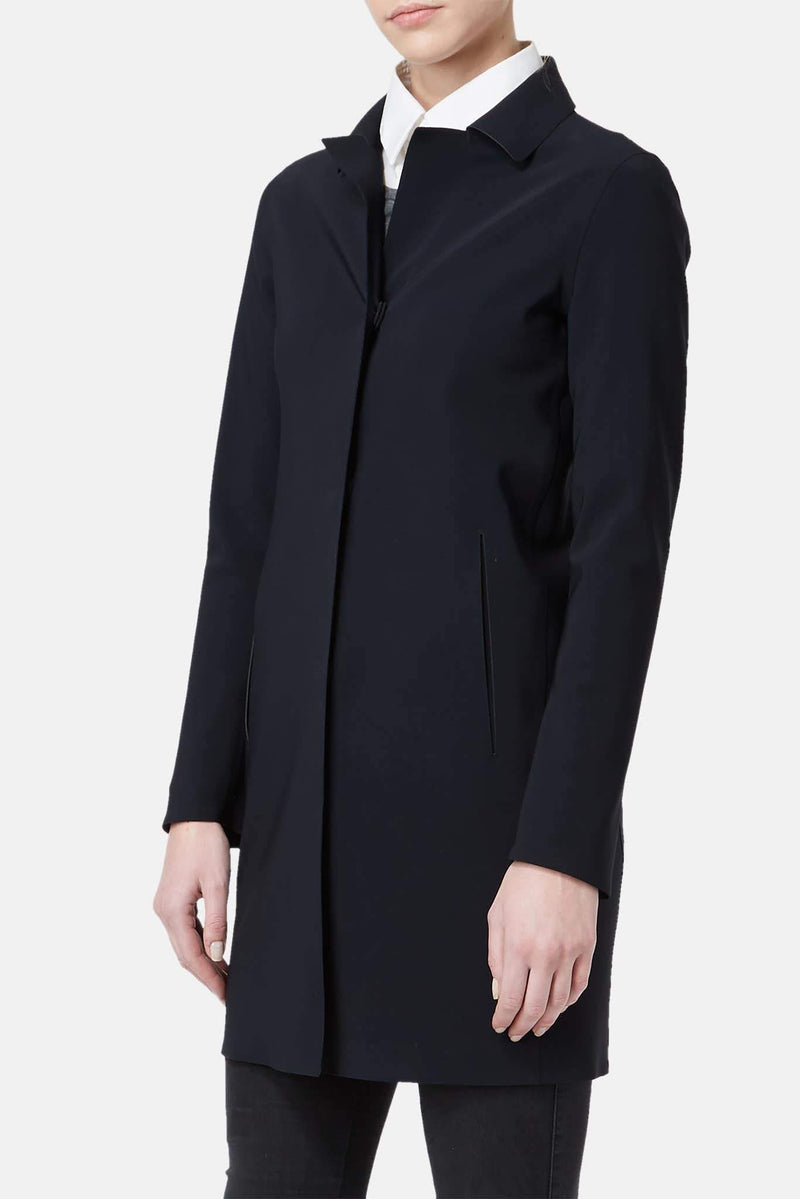 Manteau en polyamide noir Herno