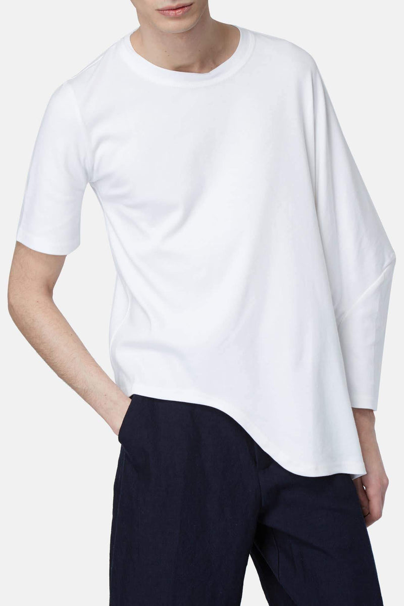 T-shirt en coton blanc Alex Mullins