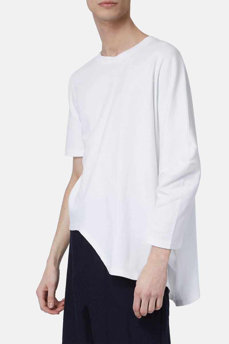 T-shirt en coton blanc Alex Mullins