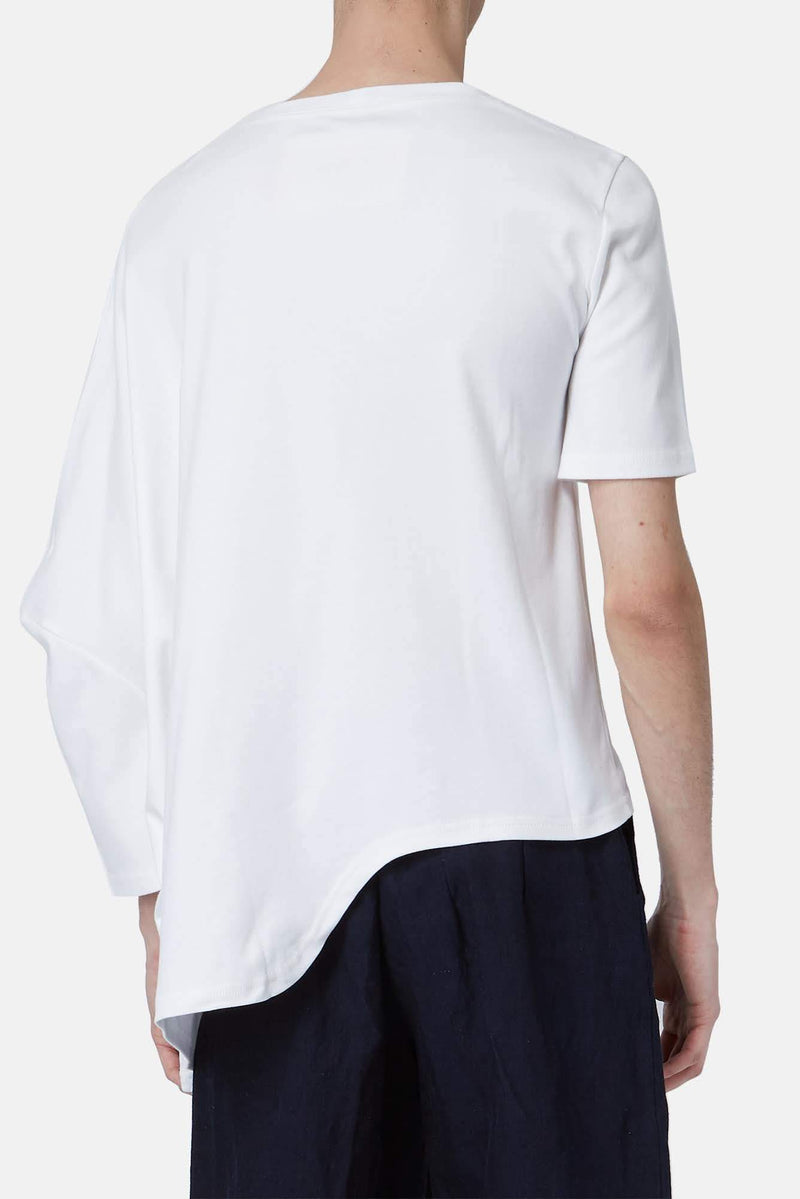 T-shirt en coton blanc Alex Mullins