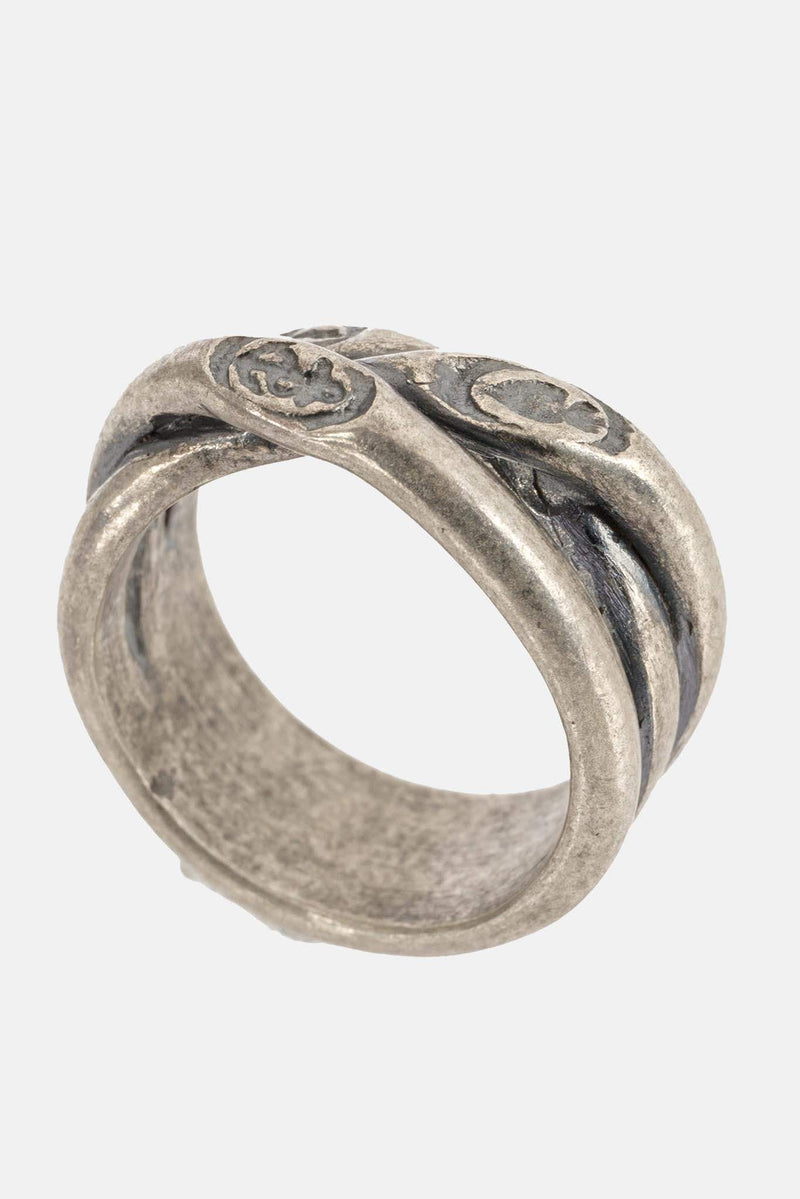 Bague en argent torsadée Tobias Wistisen