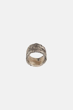 Bague large en argent Tobias Wistisen