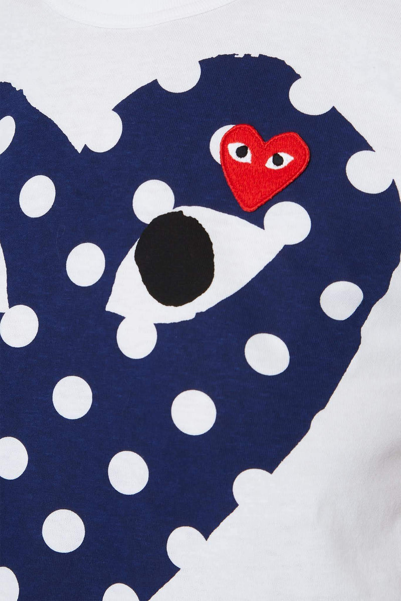 T-shirt imprimé en coton PLAY Comme des Garçons