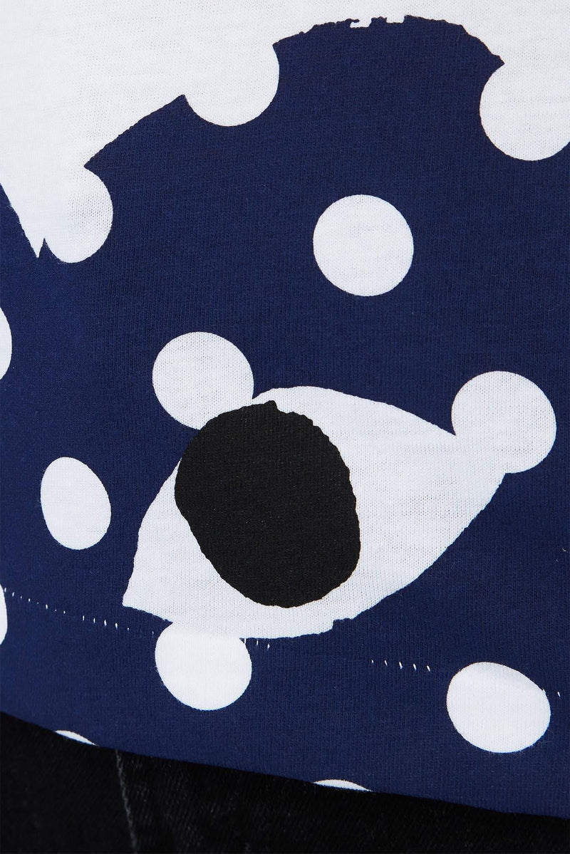 T-shirt imprimé en coton PLAY Comme des Garçons