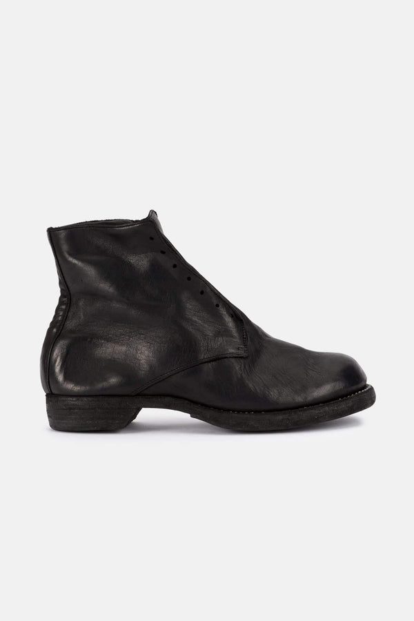 Bottines en cuir noires Guidi