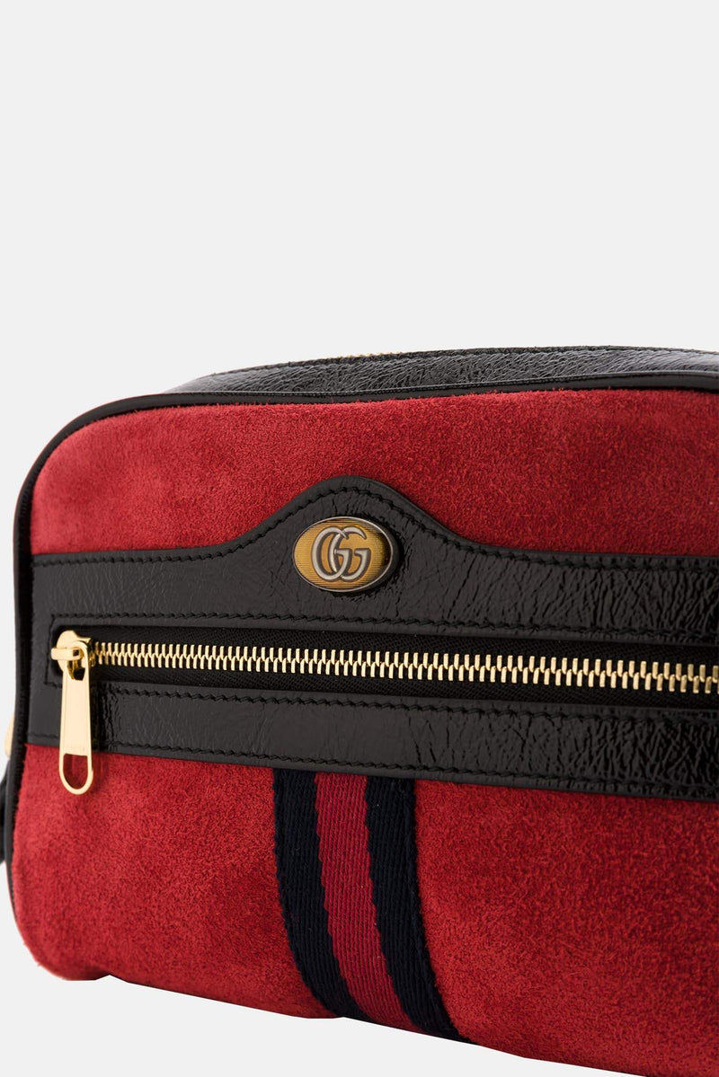 Ophidia red leather bag Gucci