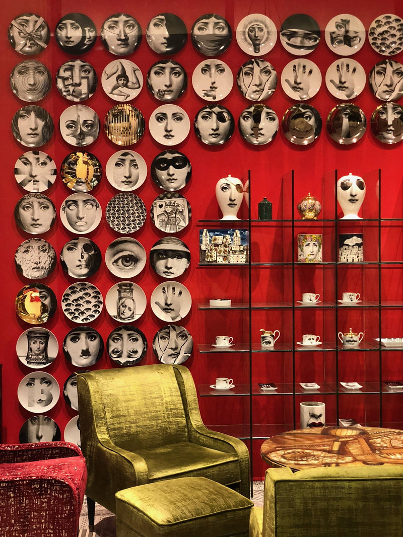 Assiette murale Tema e Variazioni PTVZ278 - dorée Fornasetti